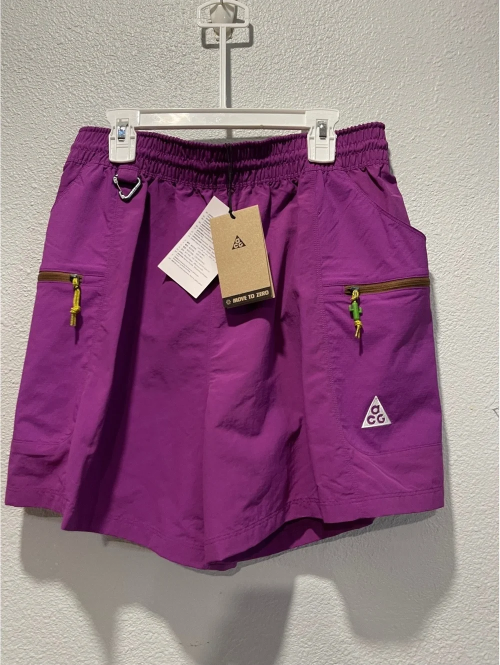 Nike ACG death Bloom Purple Shorts Move to Zero Size M
